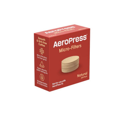 Naturálne papierové filtre pre AeroPress