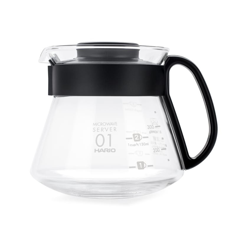 Hario V60-01 dekantér 360ml čierny