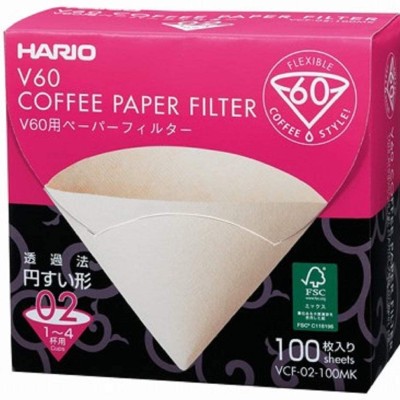 Filtre Hario V60-02 Misarashi box 100ks