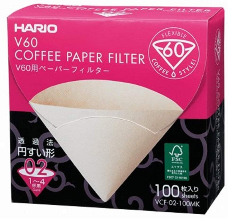 Filtre Hario V60-02 Misarashi box 100ks