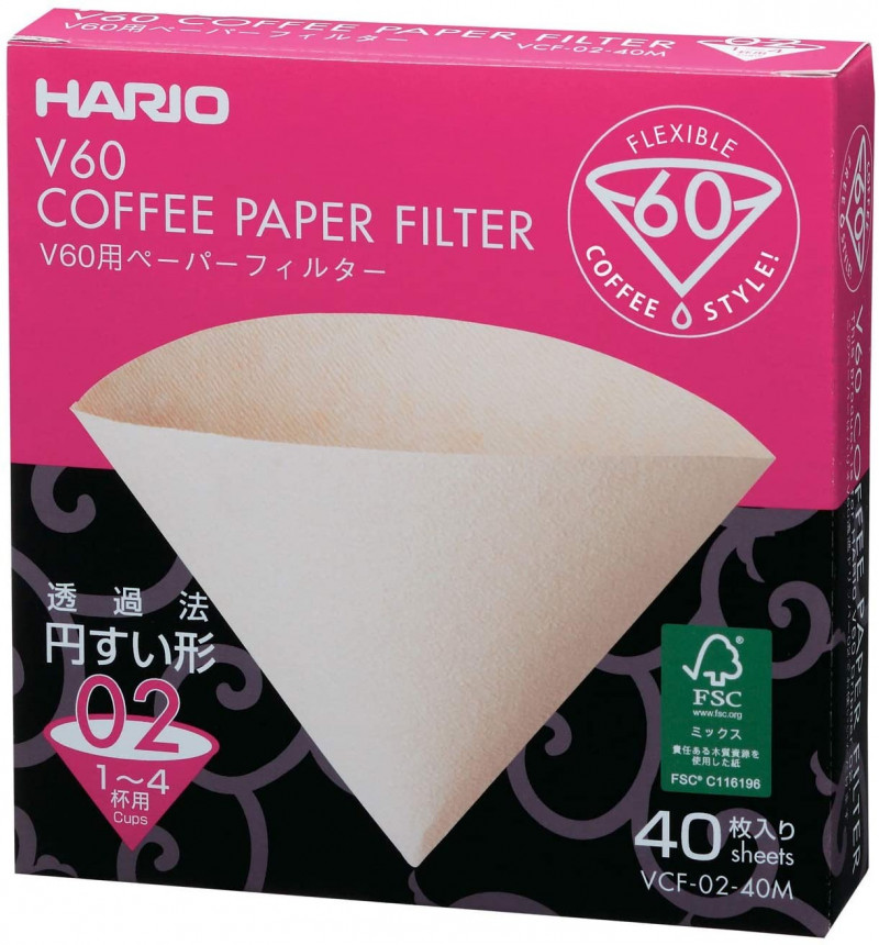 Filtre Hario V60-02 Misarashi box 40ks